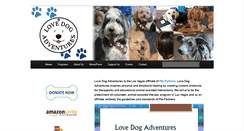 Desktop Screenshot of lovedogadventures.com